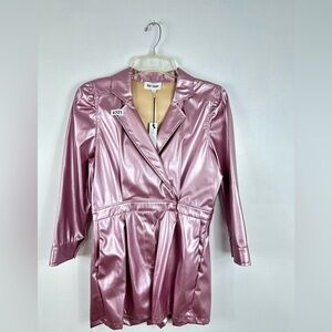 Day and moon large pink jumpsuit 60% polyester 49%po nwt